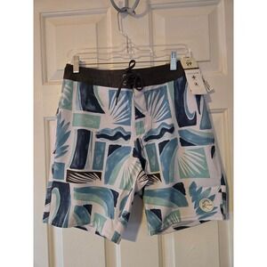 ONeill Mens 29 Waist Retro Stretch Board Shorts Above Knee 18 Inch Inseam